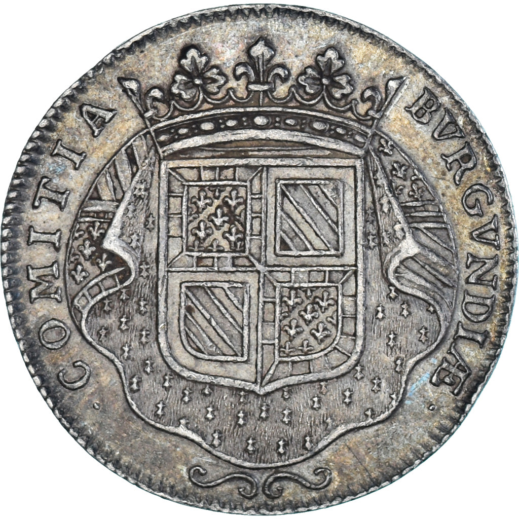 Frankrijk, Token, La Bourgogne Soutenue par les Princes de Condé, 1707, ZF+