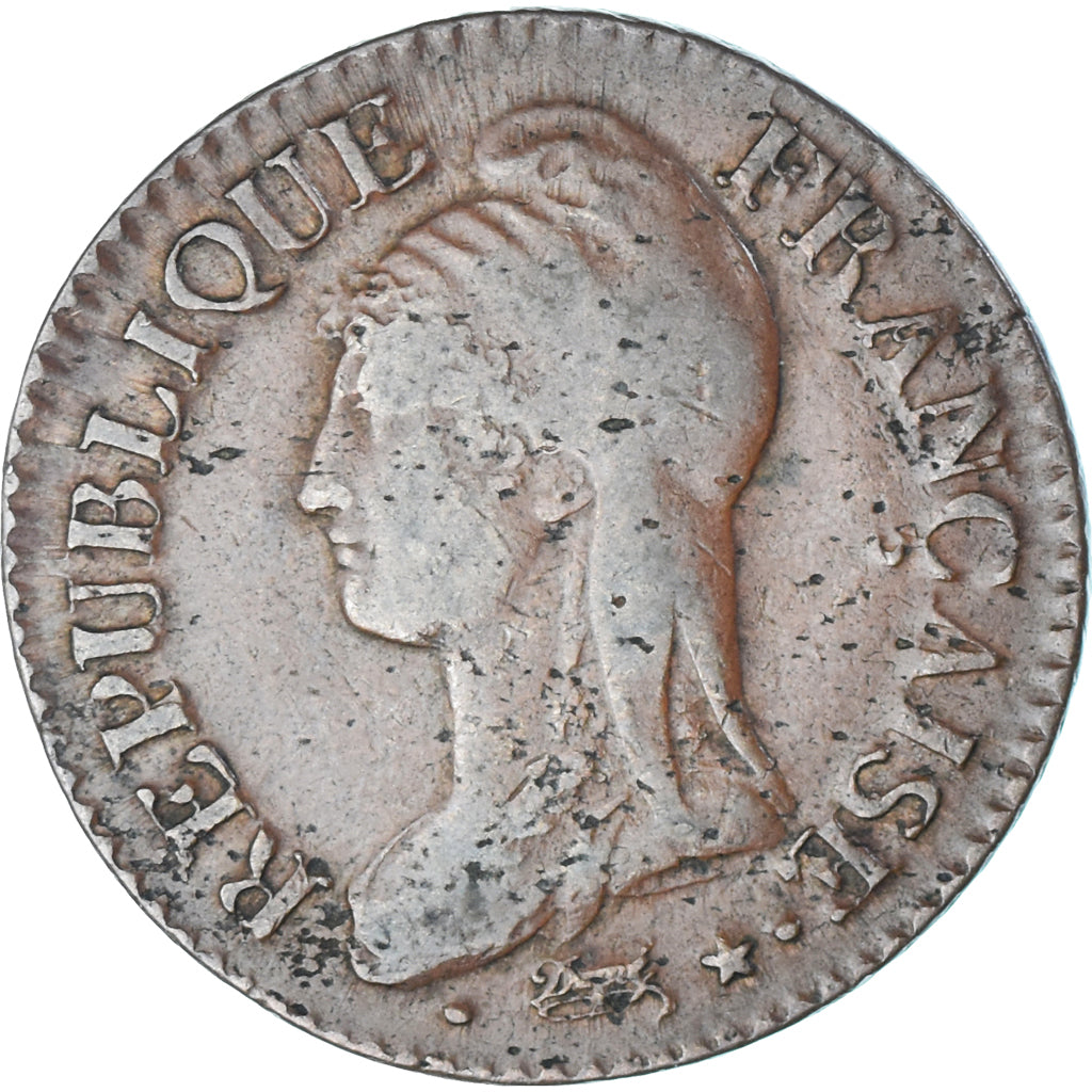 Coin, France, Dupré, 5 Centimes, AN 8, Strasbourg, VF(30-35), Copper, KM:640.4