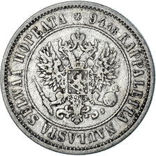 Coin, Finland, Alexander II, Markka, 1874, Helsinki, EF(40-45), Silver, KM:3.2