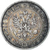 Moneda, Finlandia, Alexander II, Markka, 1874, Helsinki, MBC+, Plata, KM:3.2