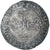 Moneta, Francja, Henri III, Franc au Col Plat, 1578, Dijon, Tréflée