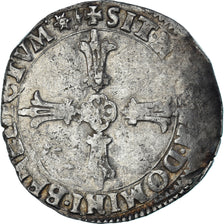 Münze, Frankreich, Henri IV, 1/4 Ecu, 1604, Aix-en-Provence, S+, Silber