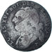 França, Louis XVI, 12 Deniers, 1792⸱4, Nantes, Métal de cloche, VF(20-25)