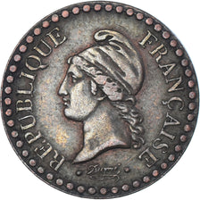 Coin, France, Dupré, 1 Centime, 1848, Paris, EF(40-45), Bronze, Gadoury:84