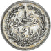 Monnaie, Tunisie, Ali Bey, 8 Kharub, 1888/AH1305, TTB+, Argent, KM:205