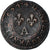 Moeda, França, CHARLES II DE GONZAGUE, Denier Tournois, 1654, Charleville