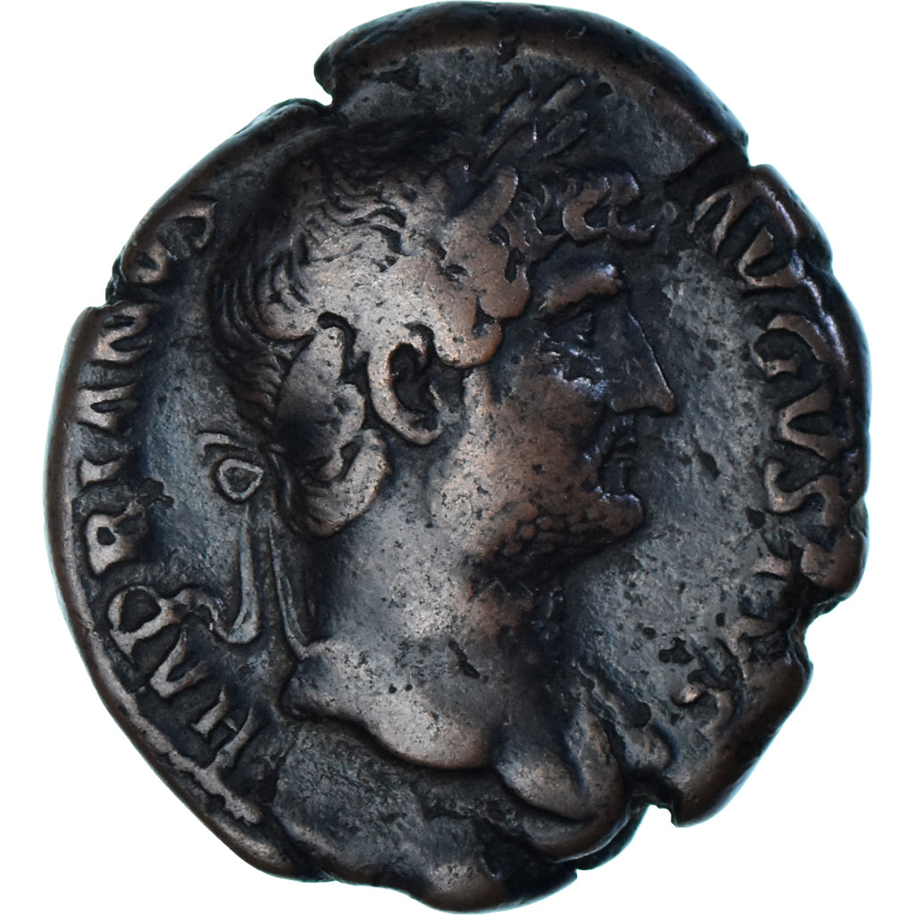 Coin, Hadrian, As, 125-127, Rome, VF(30-35), Bronze, RIC:820