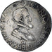 Moeda, França, Henri IV, 1/2 Franc, 1602, Paris, VF(30-35), Prata, KM:14.1