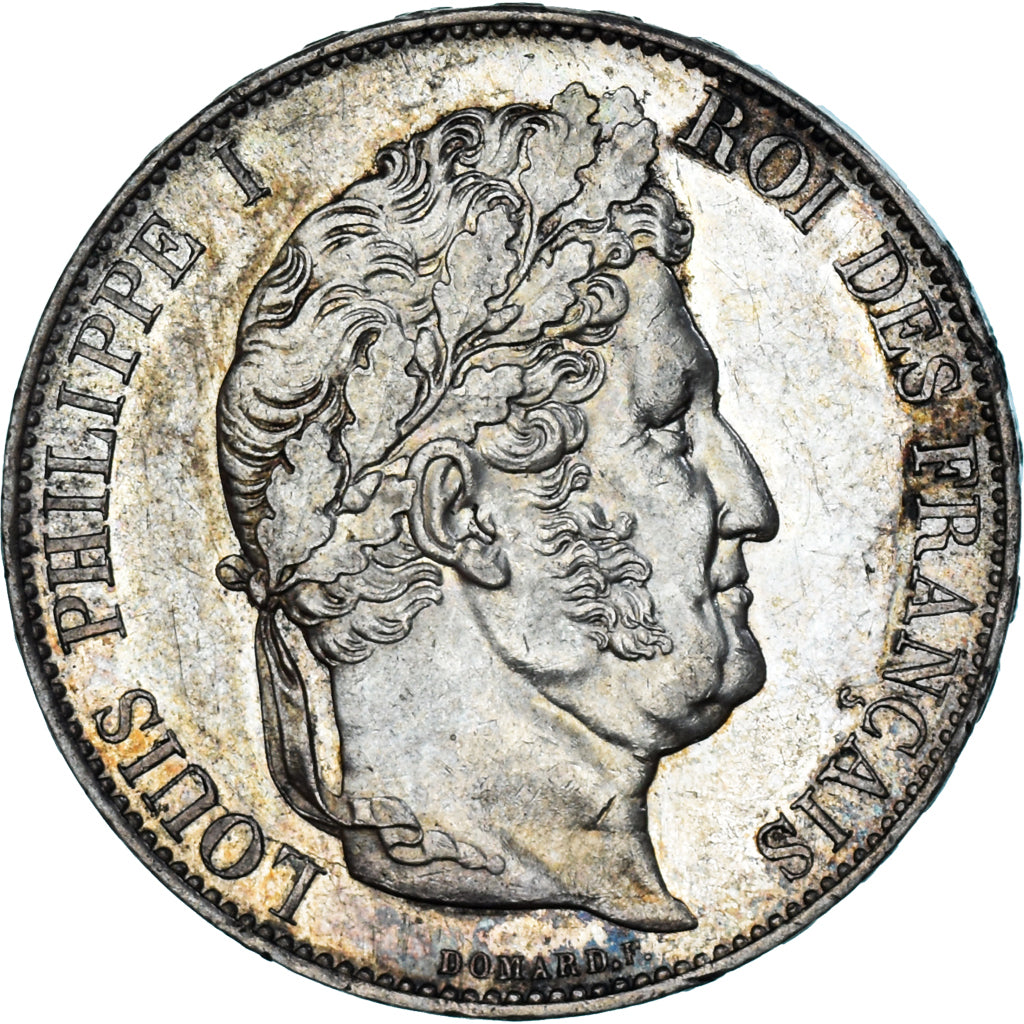 Moneta, Francia, 5 Francs, 1847, Paris, SPL-, Argento, KM:749.1, Gadoury:678a