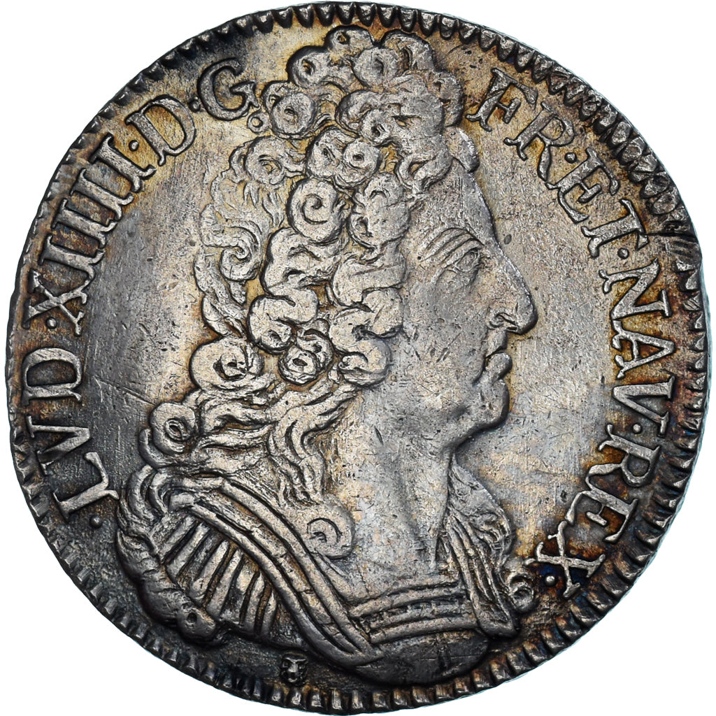 Münze, Frankreich, Louis XIV, Ecu aux 3 couronnes, 1710, Toulouse, SS, Silber