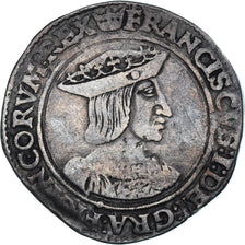 Coin, France, François Ier, Teston, Before 1540, Paris, VF(30-35), Silver