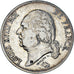 Moneta, Francia, Louis XVIII, 5 Francs, 1822, Paris, MB+, Argento, KM:711.1