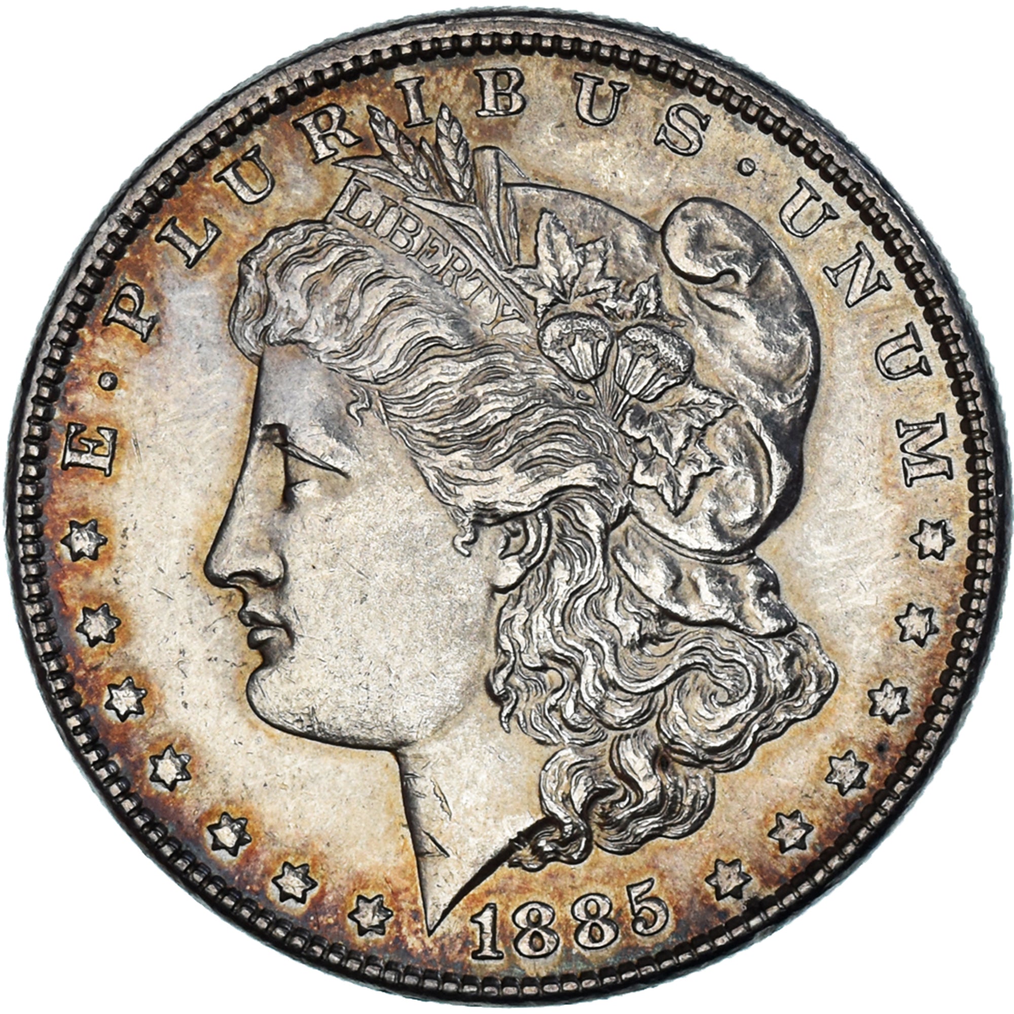 Coin, United States, Morgan dollar, 1889, Philadelphia, AU(55-58), Silver