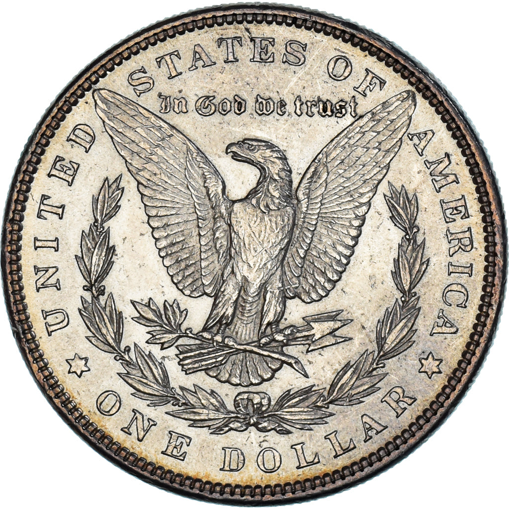 Coin, United States, Morgan dollar, 1889, Philadelphia, AU(55-58), Silver