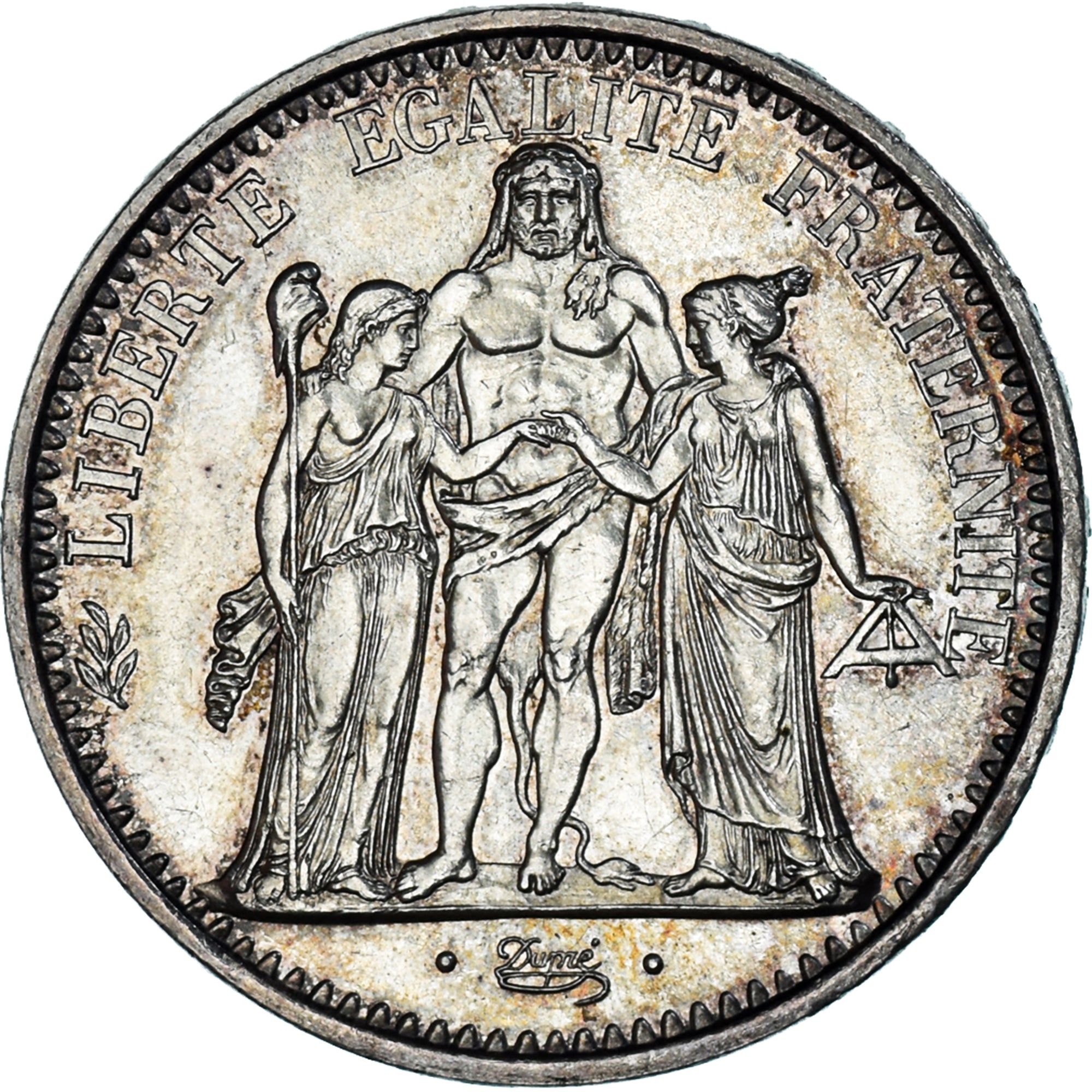 Coin, France, Hercule, 5 Francs, 1966, Paris, MS(60-62), Silver, KM:932