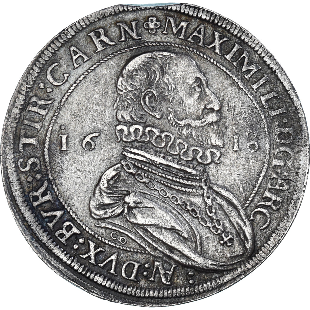 Munten, OOSTENRIJKSE STATEN, Tyrol, Maximilian III, Thaler, 1618, Hall, ZF