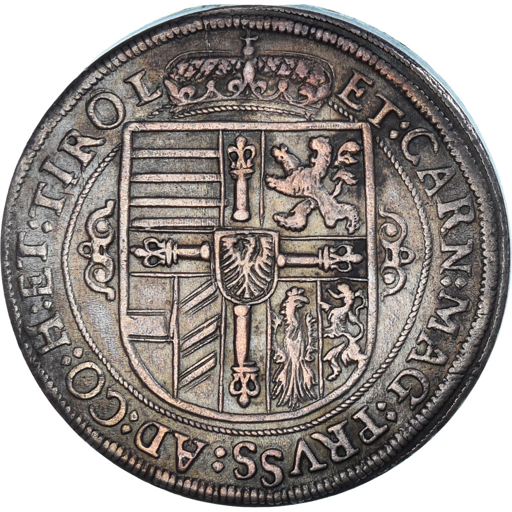 Munten, OOSTENRIJKSE STATEN, Tyrol, Maximilian III, Thaler, 1618, Hall, ZF