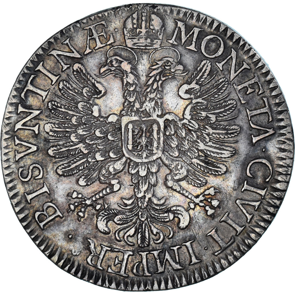 Coin, France, Charles Quint, Thaler, 1661, Besançon, Immobilized type