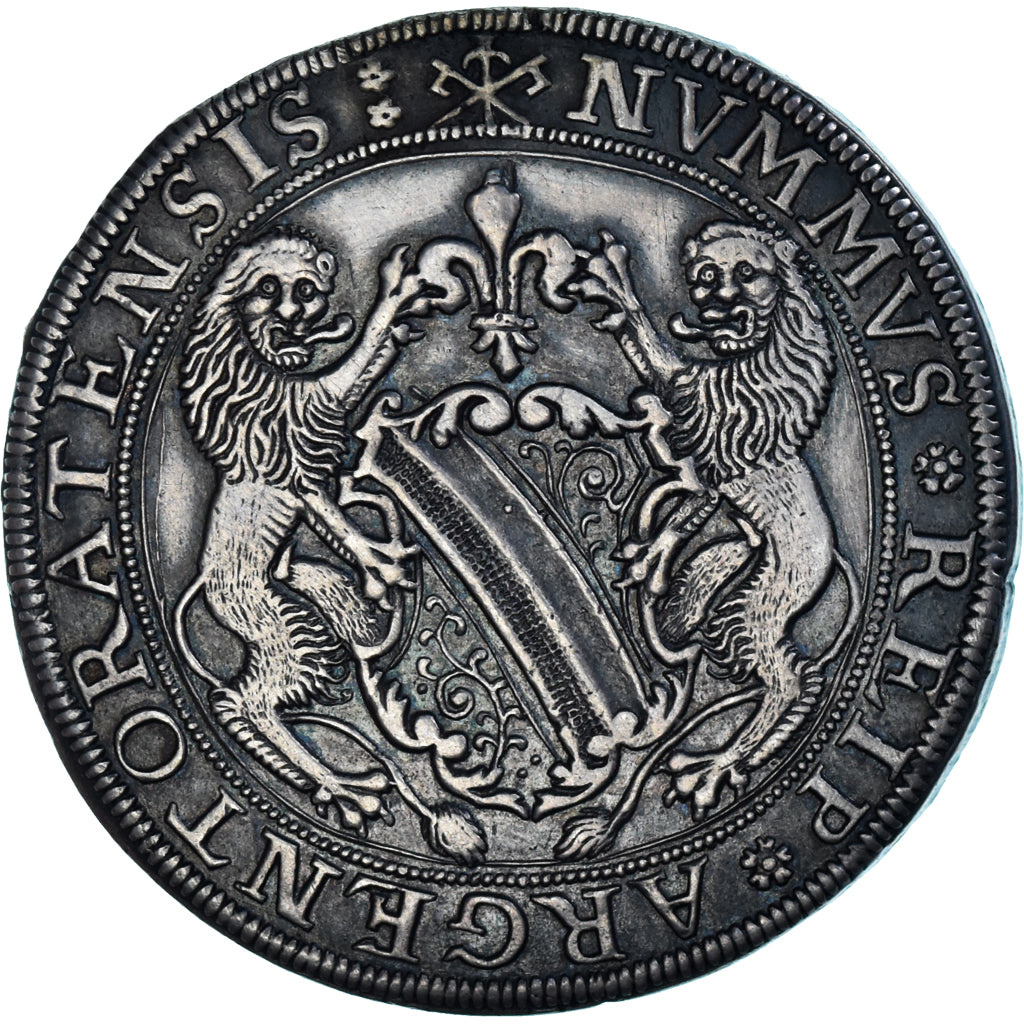 Moneda, Francia, ALSACE, Thaler, XVIIth Century, Strasbourg, MBC, Plata