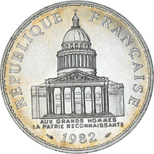 Coin, France, Panthéon, 100 Francs, 1982, Paris, MS(60-62), Silver, KM:951.1