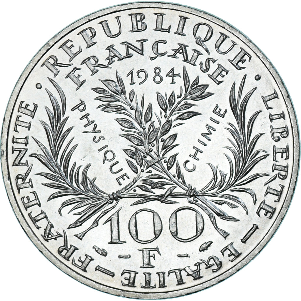 Coin, France, Marie Curie, 100 Francs, 1984, Paris, MS(63), Silver, KM:955