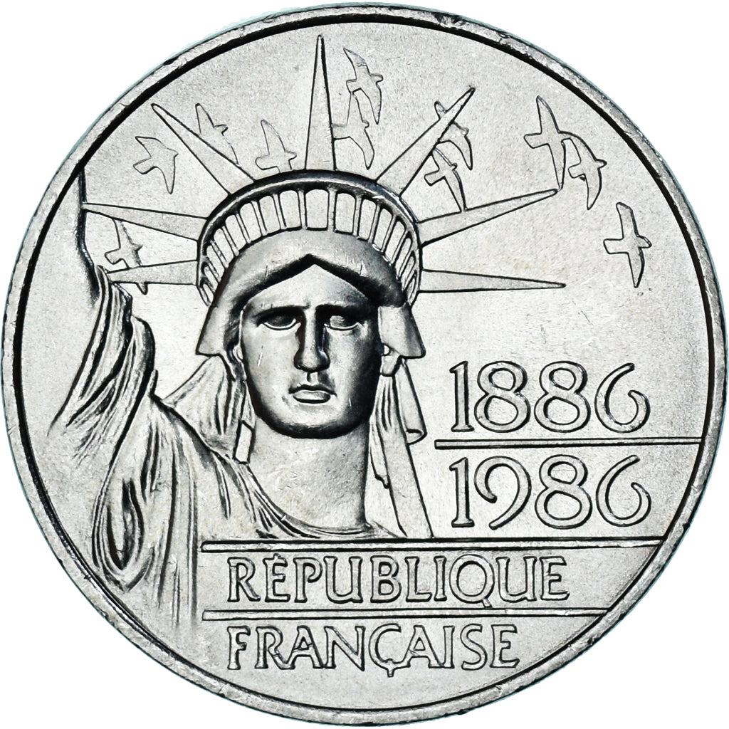 Monnaie, France, Statue de la Liberté, 100 Francs, 1986, Paris, SUP+, Argent