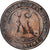 Moeda, França, Napoleon III, 10 Centimes, 1856, Lille, F(12-15), Bronze
