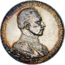 Coin, GERMANY - EMPIRE, Wilhelm II, 2 Mark, 1913, Berlin, AU(55-58), Silver