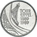 Moneda, Francia, Tour Eiffel, 5 Francs, 1989, Paris, EBC, Níquel recubierto de