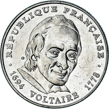 Monnaie, France, Voltaire, 5 Francs, 1994, Paris, SUP, Nickel Clad