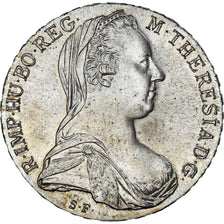 Coin, Austria, Maria Theresa, Thaler, 1780, Vienna, Restrike, MS(63), Silver