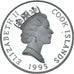 Munten, Cookeilanden, Elizabeth II, Endangered Wildlife, 5 Dollars, 1995, UNC