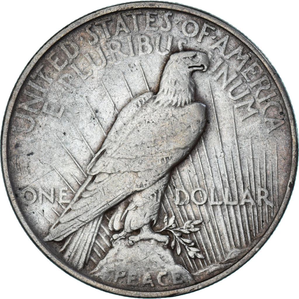 Coin, United States, Peace, Dollar, 1922, Philadelphia, VF(30-35), Silver