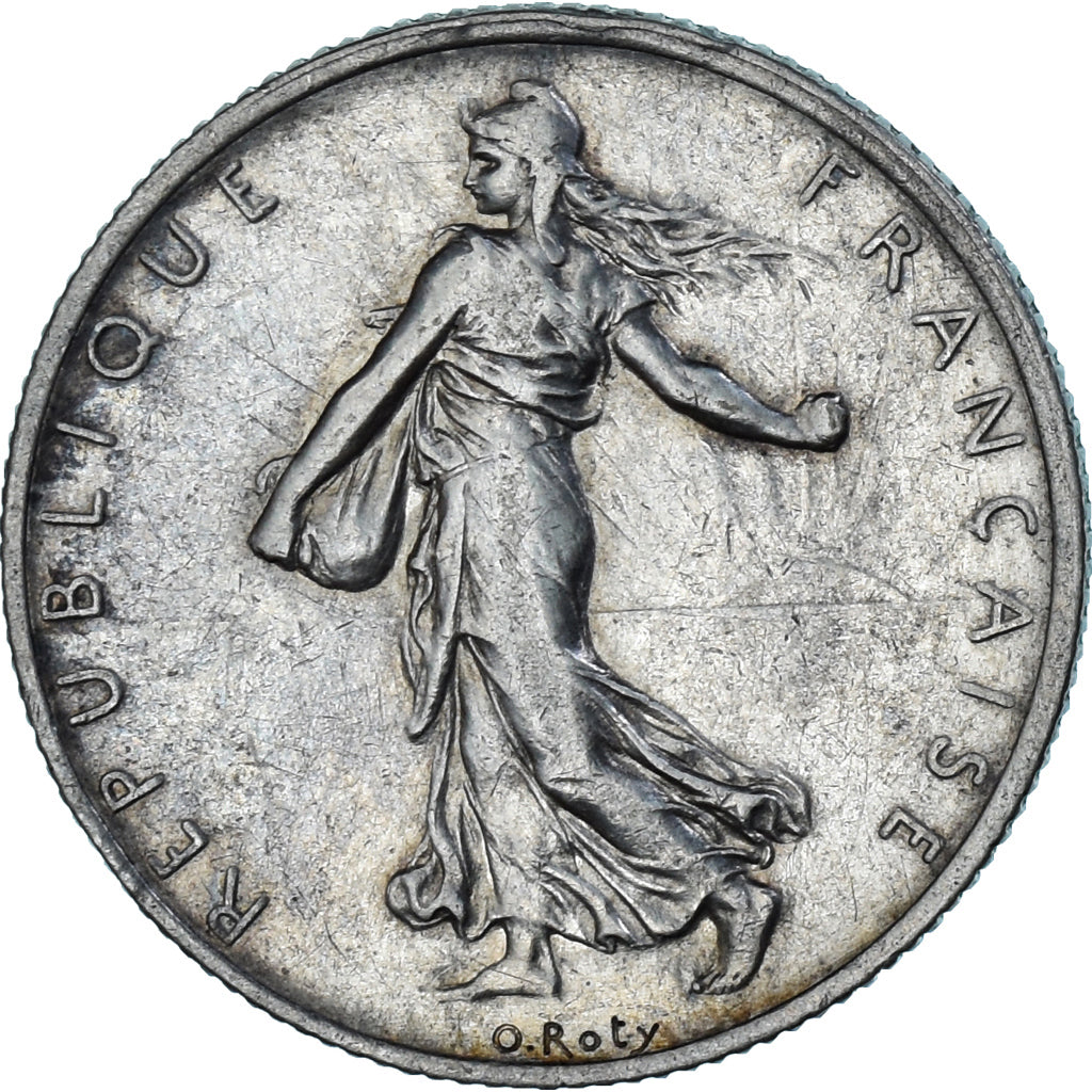Coin, France, Semeuse, 2 Francs, 1908, Paris, AU(50-53), Silver, KM:845.1