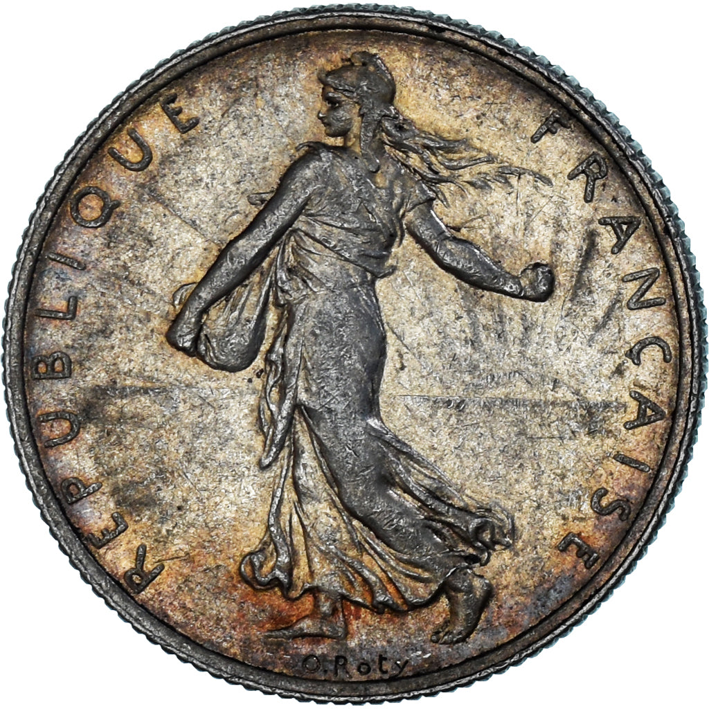 Coin, France, Semeuse, 2 Francs, 1918, Paris, EF(40-45), Silver, KM:845.1