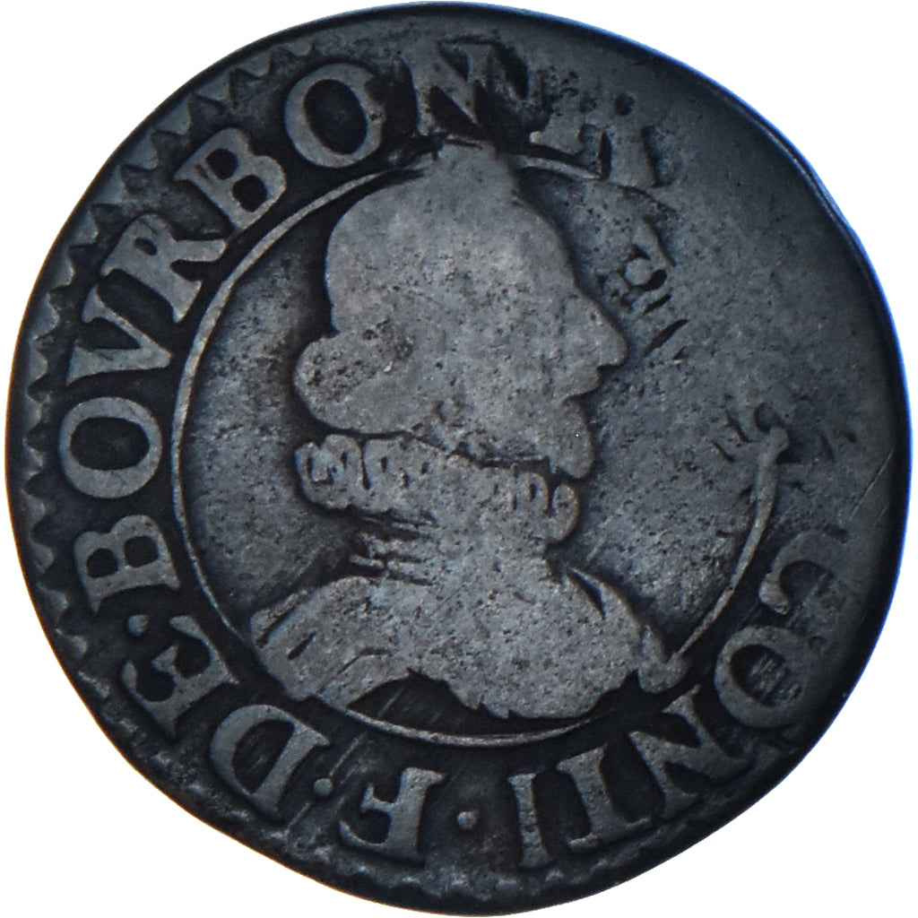Moneta, Francia, François de Bourbon-Conti, Double Tournois, 1605-1614