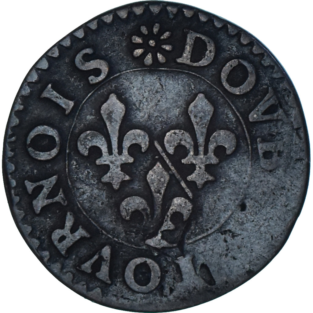 Moneta, Francia, François de Bourbon-Conti, Double Tournois, 1605-1614