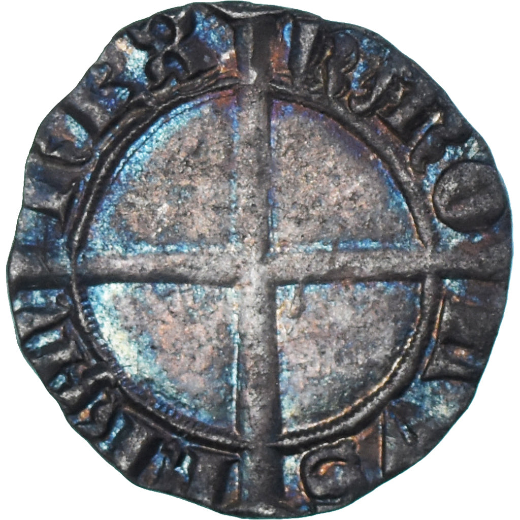 Coin, France, Dauphiné, Dauphin Charles, Régent, Denier, Cremieu, EF(40-45)