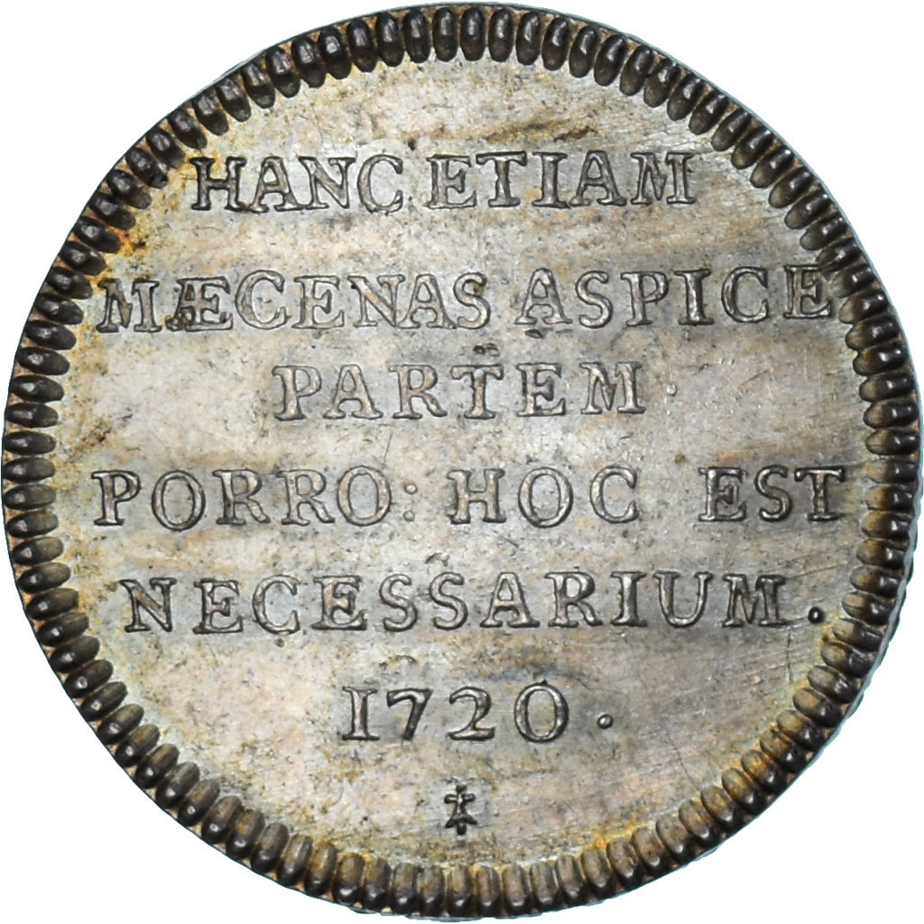 Francja, Token, Noblesse de Bretagne, Méreau religieux, 1720, MS(60-62)