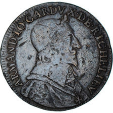 France, Token, Cardinal de Richelieu, 1641, EF(40-45), Copper, Feuardent:9019