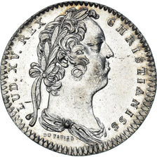 Francia, ficha, Louis XV, Chambre de Commerce de La Rochelle, SPL, Argento