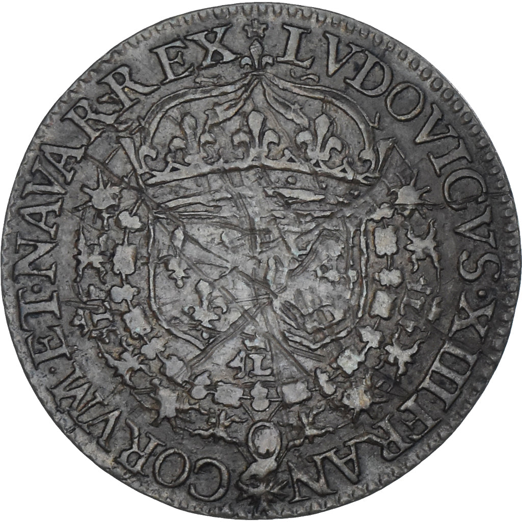 France, Token, Chambre des comptes du Berry, 1635, VF(30-35), Brass