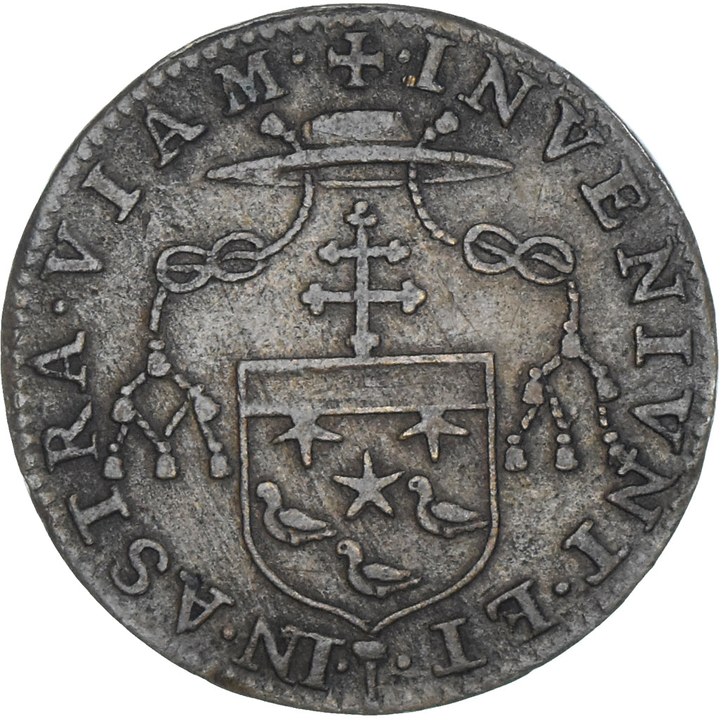 Francia, zeton, Berry, André Frémiot, archevêque de Bourges, 1620, MBC