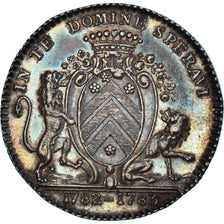 France, Jeton, Maire de Nantes, Jean-Jacques Berrouette, 1783, TTB+, Argent