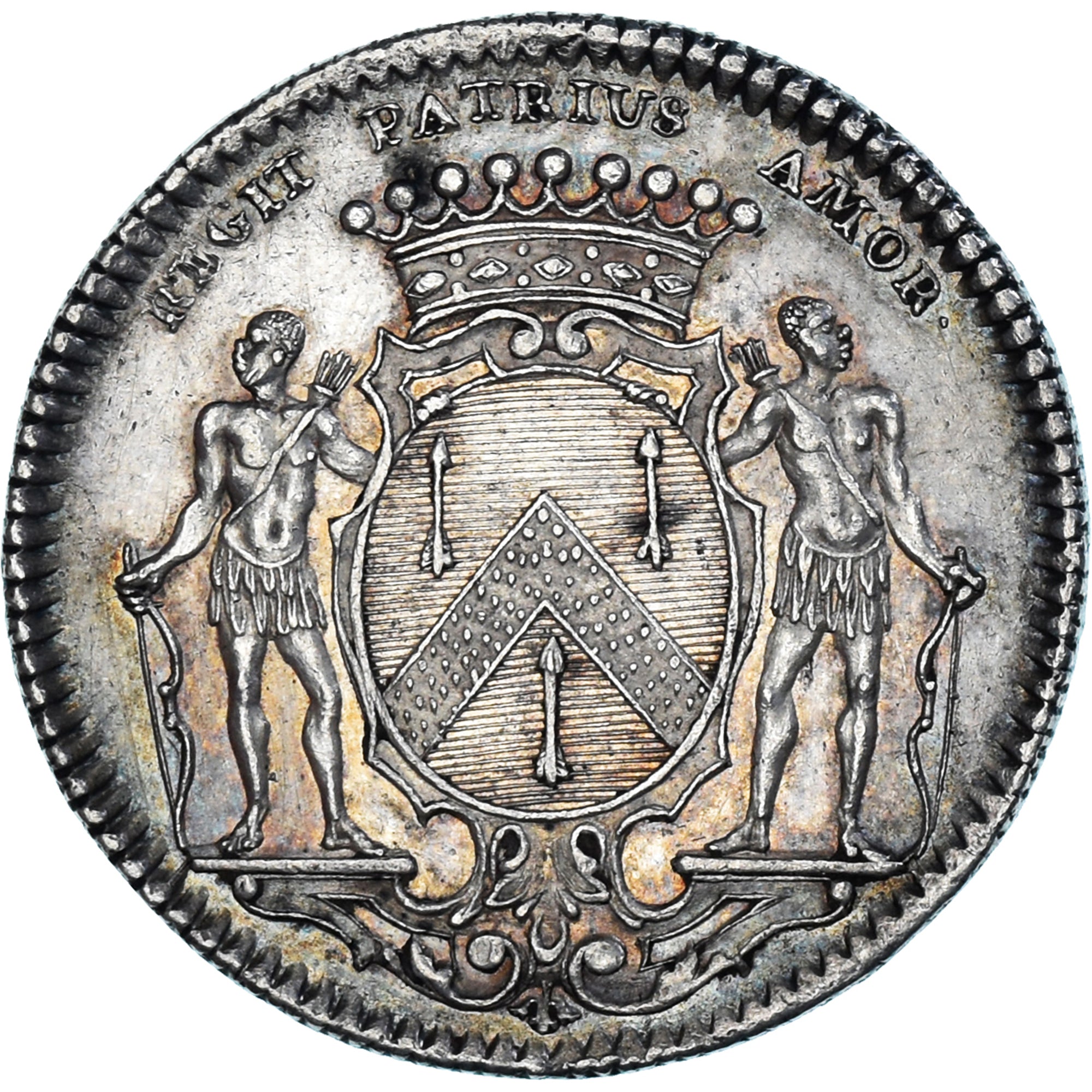 Francia, ficha, Maires de Dijon, Jean-Pierre Burteur, 1733, SPL, Argento