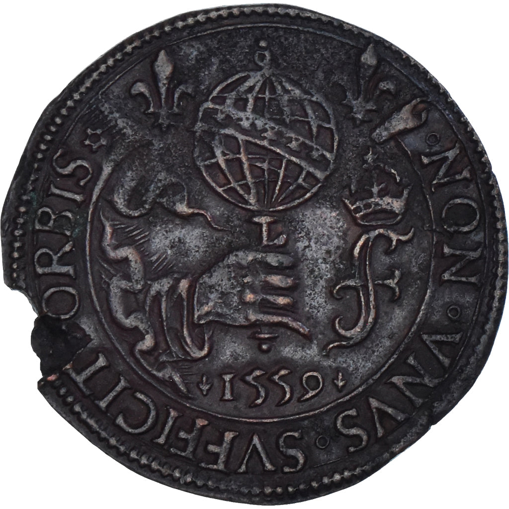 Frankreich, betaalpenning, François II, Chambre des Comptes de Dijon, 1559, SS