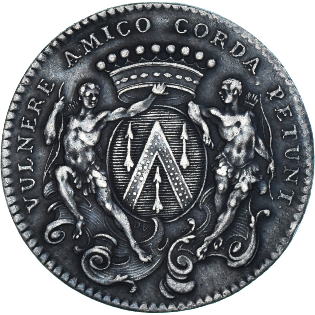 Francia, zeton, Maires de Dijon, Jean-Pierre Burteur, 1739, MBC+, Plata