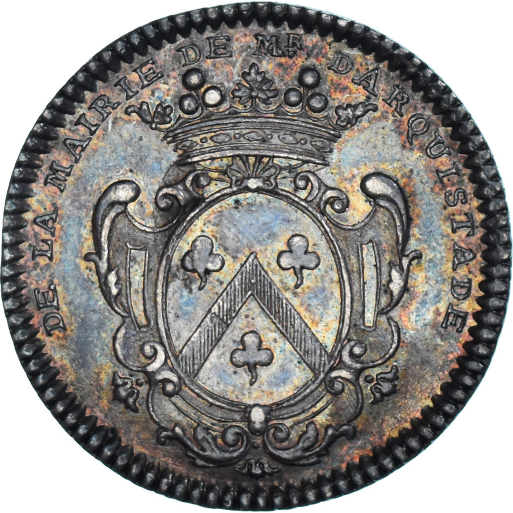 Frankreich, betaalpenning, Maires de Nantes, René Darquistade, 1735, VZ