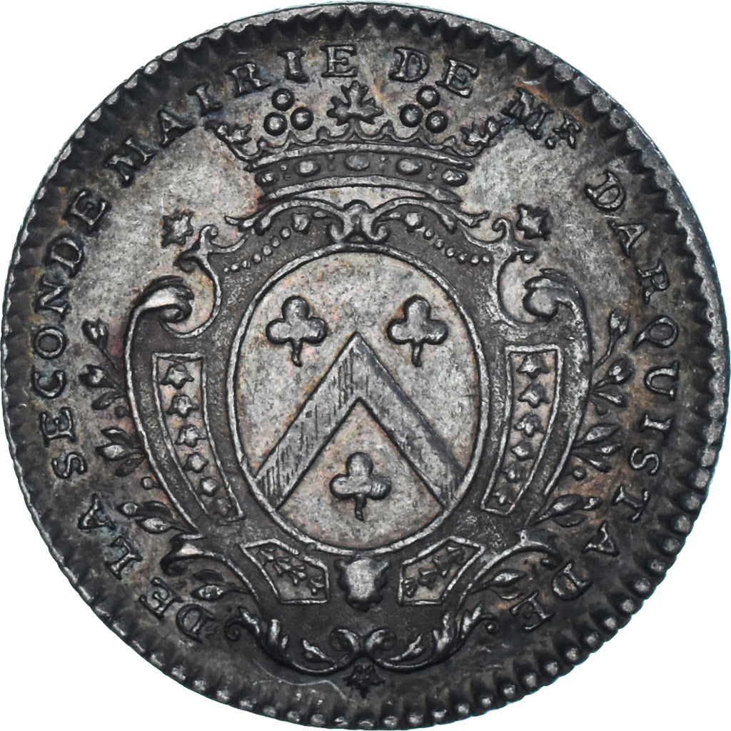 Frankreich, betaalpenning, Maires de Nantes, René Darquistade, 1740, SS