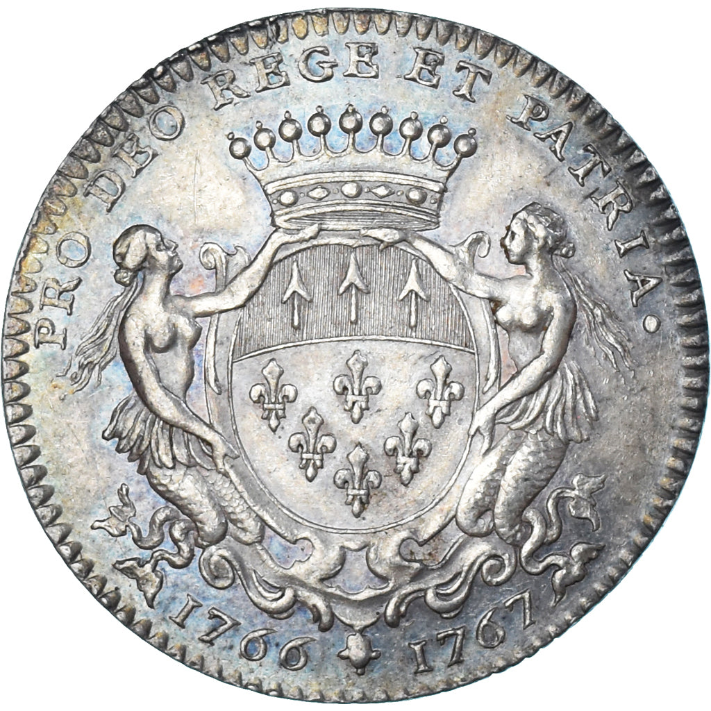 France, Token, Maires de Nantes, François Libault, seigneur de Beaulieu, 1767